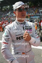 12.09.2010 Monza, Italy,  Michael Schumacher (GER), Mercedes GP  - Formula 1 World Championship, Rd 14, Italian Grand Prix, Sunday Pre-Race Grid