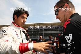 12.09.2010 Monza, Italy,  Lucas di Grassi (BRA), Virgin Racing - Formula 1 World Championship, Rd 14, Italian Grand Prix, Sunday Pre-Race Grid