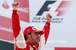12.09.2010 Monza, Italy,  Fernando Alonso (ESP), Scuderia Ferrari - Formula 1 World Championship, Rd 14, Italian Grand Prix, Sunday Podium