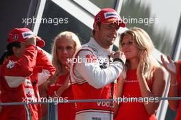 12.09.2010 Monza, Italy,  Jenson Button (GBR), McLaren Mercedes - Formula 1 World Championship, Rd 14, Italian Grand Prix, Sunday Podium