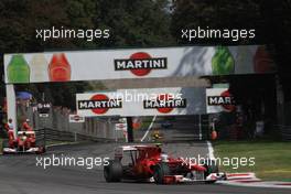 12.09.2010 Monza, Italy,  Fernando Alonso (ESP), Scuderia Ferrari - Formula 1 World Championship, Rd 14, Italian Grand Prix, Sunday Race