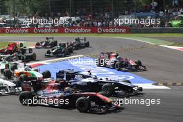 12.09.2010 Monza, Italy,  Sébastien Buemi (SUI), Scuderia Toro Rosso - Formula 1 World Championship, Rd 14, Italian Grand Prix, Sunday Race