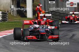 12.09.2010 Monza, Italy,  Jenson Button (GBR), McLaren Mercedes, MP4-25 - Formula 1 World Championship, Rd 14, Italian Grand Prix, Sunday Race