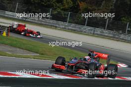 12.09.2010 Monza, Italy,  Jenson Button (GBR), McLaren Mercedes  - Formula 1 World Championship, Rd 14, Italian Grand Prix, Sunday Race