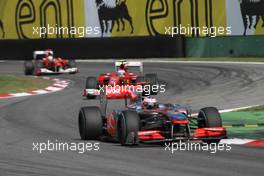 12.09.2010 Monza, Italy,  Jenson Button (GBR), McLaren Mercedes - Formula 1 World Championship, Rd 14, Italian Grand Prix, Sunday Race
