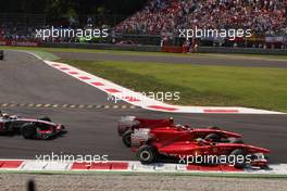 12.09.2010 Monza, Italy,  Felipe Massa (BRA), Scuderia Ferrari and Fernando Alonso (ESP), Scuderia Ferrari  - Formula 1 World Championship, Rd 14, Italian Grand Prix, Sunday Race