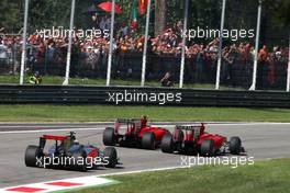 12.09.2010 Monza, Italy,  Felipe Massa (BRA), Scuderia Ferrari and Fernando Alonso (ESP), Scuderia Ferrari  - Formula 1 World Championship, Rd 14, Italian Grand Prix, Sunday Race