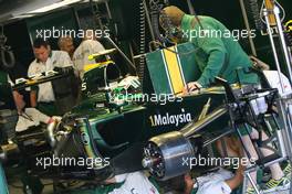 11.09.2010 Monza, Italy,  Heikki Kovalainen (FIN), Lotus F1 Team  - Formula 1 World Championship, Rd 14, Italian Grand Prix, Saturday Practice