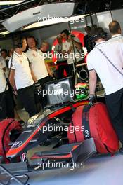 11.09.2010 Monza, Italy,  Sakon Yamamoto (JPN), Hispania Racing F1 Team HRT  - Formula 1 World Championship, Rd 14, Italian Grand Prix, Saturday Practice