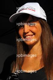 11.09.2010 Monza, Italy,  Girl - Formula 1 World Championship, Rd 14, Italian Grand Prix, Saturday