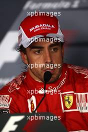 11.09.2010 Monza, Italy,  Fernando Alonso (ESP), Scuderia Ferrari - Formula 1 World Championship, Rd 14, Italian Grand Prix, Saturday Press Conference