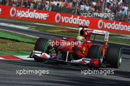 11.09.2010 Monza, Italy,  Felipe Massa (BRA), Scuderia Ferrari - Formula 1 World Championship, Rd 14, Italian Grand Prix, Saturday Practice