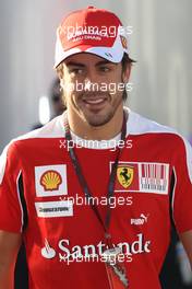 11.09.2010 Monza, Italy,  Fernando Alonso (ESP), Scuderia Ferrari  - Formula 1 World Championship, Rd 14, Italian Grand Prix, Saturday