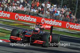 11.09.2010 Monza, Italy,  Jenson Button (GBR), McLaren Mercedes - Formula 1 World Championship, Rd 14, Italian Grand Prix, Saturday Practice