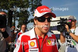 12.09.2010 Monza, Italy,  Fernando Alonso (ESP), Scuderia Ferrari - Formula 1 World Championship, Rd 14, Italian Grand Prix, Sunday
