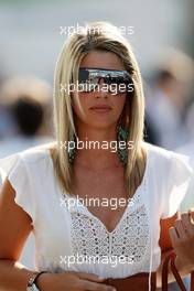 12.09.2010 Monza, Italy,  Isabell Reis (GER) girlfriend of Timo Glock (GER), Virgin Racing- Formula 1 World Championship, Rd 14, Italian Grand Prix, Sunday