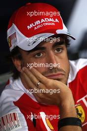 09.09.2010 Monza, Italy,  Fernando Alonso (ESP), Scuderia Ferrari - Formula 1 World Championship, Rd 14, Italian Grand Prix, Thursday Press Conference