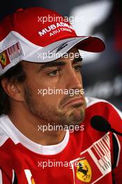 09.09.2010 Monza, Italy,  Fernando Alonso (ESP), Scuderia Ferrari  - Formula 1 World Championship, Rd 14, Italian Grand Prix, Thursday Press Conference
