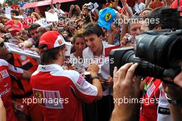 09.09.2010 Monza, Italy,  Fernando Alonso (ESP), Scuderia Ferrari  - Formula 1 World Championship, Rd 14, Italian Grand Prix, Thursday