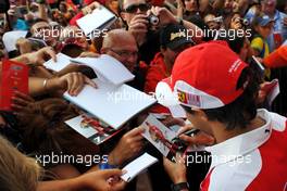 09.09.2010 Monza, Italy,  Felipe Massa (BRA), Scuderia Ferrari  - Formula 1 World Championship, Rd 14, Italian Grand Prix, Thursday