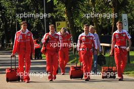 09.09.2010 Monza, Italy,  Scuderia Ferrari engineers - Formula 1 World Championship, Rd 14, Italian Grand Prix, Thursday