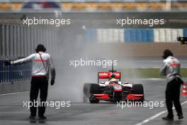 12.02.2010 Jerez, Spain,  Lewis Hamilton (GBR), McLaren Mercedes, MP4-25 - Formula 1 Testing, Jerez, Spain