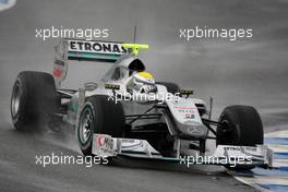 12.02.2010 Jerez, Spain,  Nico Rosberg (GER), Mercedes GP, W01 - Formula 1 Testing, Jerez, Spain