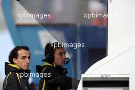 12.02.2010 Jerez, Spain,  Robert Kubica (POL), Renault F1 Team - Formula 1 Testing, Jerez, Spain