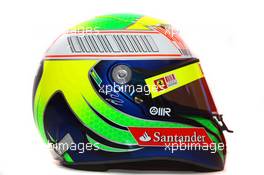 12.02.2010 Jerez, Spain,  Felipe Massa (BRA), Scuderia Ferrari helmet - Formula 1 Testing, Jerez, Spain