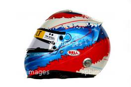 12.02.2010 Jerez, Spain,  Vitaly Petrov (RUS), Renault F1 Team helmet - Formula 1 Testing, Jerez, Spain
