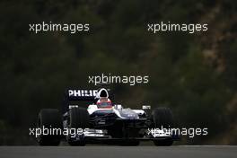 13.02.2010 Jerez, Spain,  Rubens Barrichello (BRA), Williams F1 Team, FW32 - Formula 1 Testing, Jerez, Spain