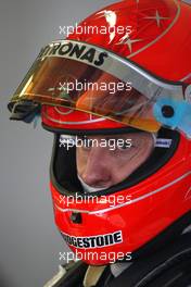 13.02.2010 Jerez, Spain,  Michael Schumacher (GER), Mercedes GP Petronas - Formula 1 Testing, Jerez, Spain