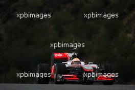 13.02.2010 Jerez, Spain,  Lewis Hamilton (GBR), McLaren Mercedes, MP4-25 - Formula 1 Testing, Jerez, Spain