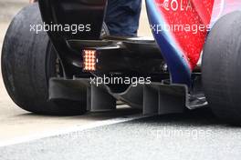 13.02.2010 Jerez, Spain,  Scuderia Toro Rosso rear diffuser - Formula 1 Testing, Jerez, Spain
