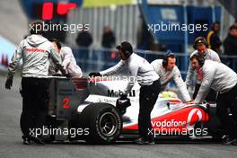 13.02.2010 Jerez, Spain,  Lewis Hamilton (GBR), McLaren Mercedes - Formula 1 Testing, Jerez, Spain