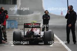 13.02.2010 Jerez, Spain,  Jaime Alguersuari (ESP), Scuderia Toro Rosso - Formula 1 Testing, Jerez, Spain
