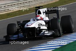 11.02.2010 Jerez, Spain, Kamui Kobayashi (JAP), BMW Sauber F1 Team, C29 - Formula 1 Testing, Jerez, Spain