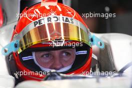 11.02.2010 Jerez, Spain,  Michael Schumacher (GER), Mercedes GP - Formula 1 Testing, Jerez, Spain