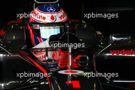11.02.2010 Jerez, Spain,  Jenson Button (GBR), McLaren Mercedes - Formula 1 Testing, Jerez, Spain