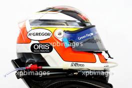 11.02.2010 Jerez, Spain,  Nico Hulkenberg (GER), Williams F1 Team helmet - Formula 1 Testing, Jerez, Spain