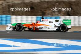 11.02.2010 Jerez, Spain,  Vitantonio Liuzzi (ITA), Force India F1 Team, VJM-03 - Formula 1 Testing, Jerez, Spain