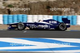 11.02.2010 Jerez, Spain,  Nico Hulkenberg (GER), Williams F1 Team, FW32 - Formula 1 Testing, Jerez, Spain