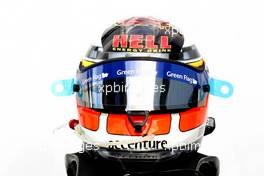 11.02.2010 Jerez, Spain,  Nico Hulkenberg (GER), Williams F1 Team helmet - Formula 1 Testing, Jerez, Spain