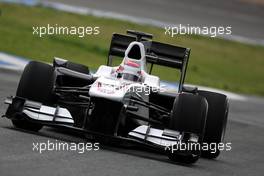 11.02.2010 Jerez, Spain,  Kamui Kobayashi (JAP), BMW Sauber F1 Team - Formula 1 Testing, Jerez, Spain