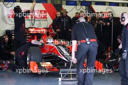 10.02.2010 Jerez, Spain,  Timo Glock (GER), Virgin Racing - Formula 1 Testing, Jerez, Spain