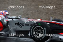 10.02.2010 Jerez, Spain,  Jenson Button (GBR), McLaren Mercedes, MP4-25 - Formula 1 Testing, Jerez, Spain
