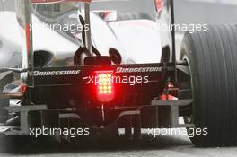 10.02.2010 Jerez, Spain,  McLaren rear diffuser - Formula 1 Testing, Jerez, Spain