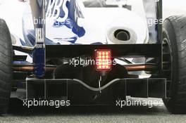 10.02.2010 Jerez, Spain,  Nico Hulkenberg (GER), Williams F1 Team, FW32 rear diffuser - Formula 1 Testing, Jerez, Spain