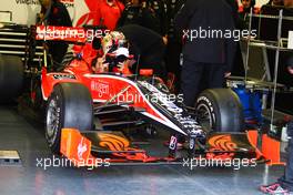 10.02.2010 Jerez, Spain,  Timo Glock (GER), Virgin Racing - Formula 1 Testing, Jerez, Spain
