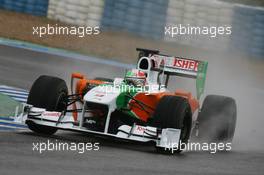 10.02.2010 Jerez, Spain,  Vitantonio Liuzzi (ITA), Force India F1 Team, VJM-03 - Formula 1 Testing, Jerez, Spain